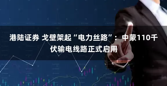 港陆证券 戈壁架起“电力丝路”：中蒙110千伏输电线路正式启用